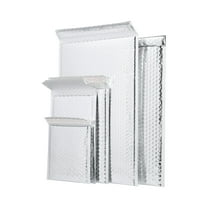SSBM Silver Bubble Mailers 13" x 17.5" Padded Envelopes Poly Packaging Shipping Bags 100 Pieces