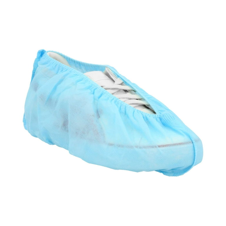 SSBM Slip Resistant Shoe Cover Disposable Boot Covers Blue
