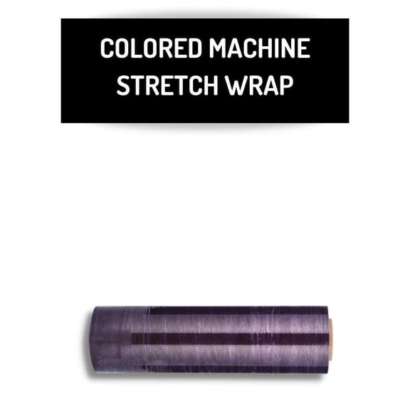 SSBM Cast Machine Purple Stretch Wrap 20 Inch x 5000 Feet 40 Rolls 80 Gauge Tinted Plastic Shrink Film for Packing