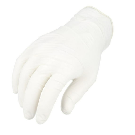 SSBM 2000 Pcs Synthetic Vinyl Powder Free Gloves Natural Large Disposable Exam Grade 4.5 Mil Industrial Rubber Latex