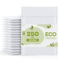 SSBM White Kraft Bubble Mailer, 6.5x10 Inch, 250 Pack, Padded Shipping Envelope Mailers, Self Seal and Peel Strip