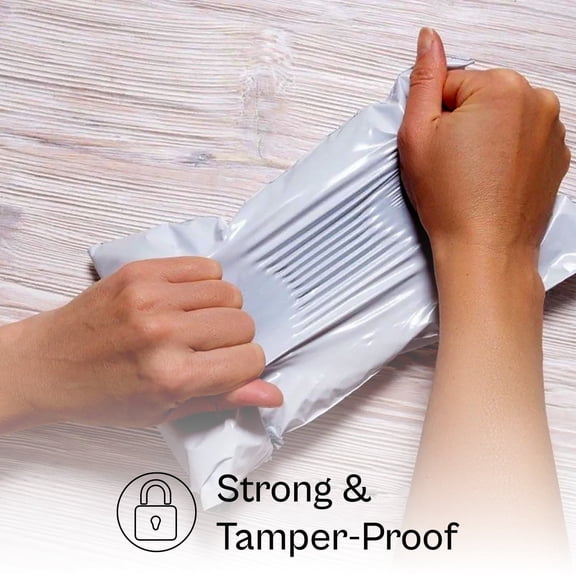 SSBM Poly Mailers 24" x 24" 3 Mil 12600 Bags Self-Adhesive Envelopes for Secure Office and Retail Use