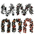 thumbnail image 1 of SSBSM Artificial Vine Decoration Realistic Maple Leaf Shape Faux Silk Flower Reusable Fake Plants Ivy Pendant for Halloween, 1 of 8