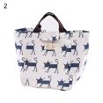 thumbnail image 1 of SSBSM Folding Lunch Container Adorable Cartoon Pattern Practical Handheld Lunch Picnic Bag Household Supplies, 1 of 8