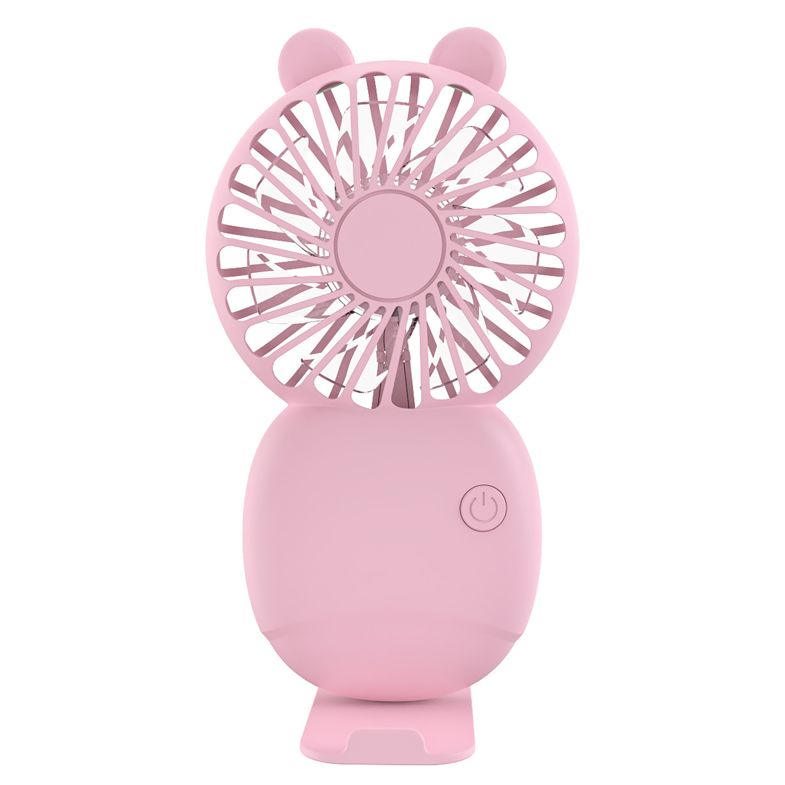 SSBSM Handheld Fan with Phone Holder, Low Noise, 3 Speeds Adjustable