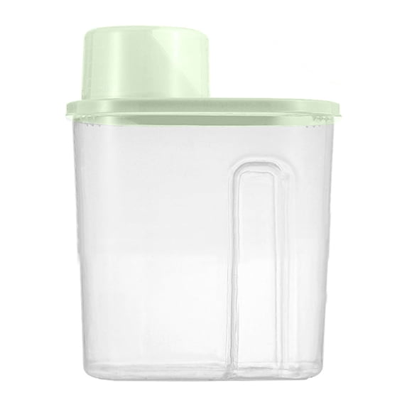 SSBSM Transparent Storage Tank with Measuring Cup Plastic Dried Fruit Grain Storage Box Kitchen Gadget