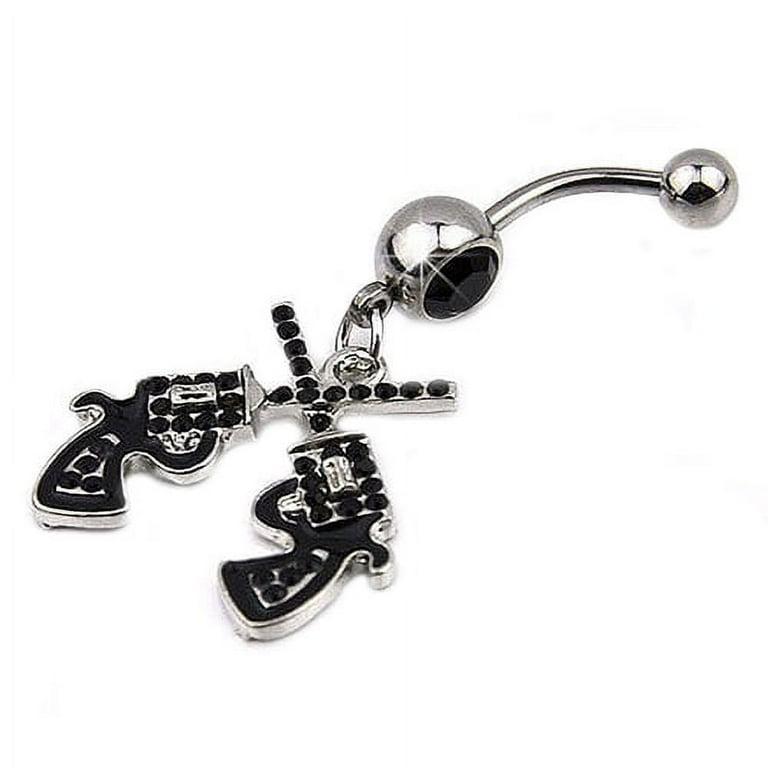 Western belly button deals rings