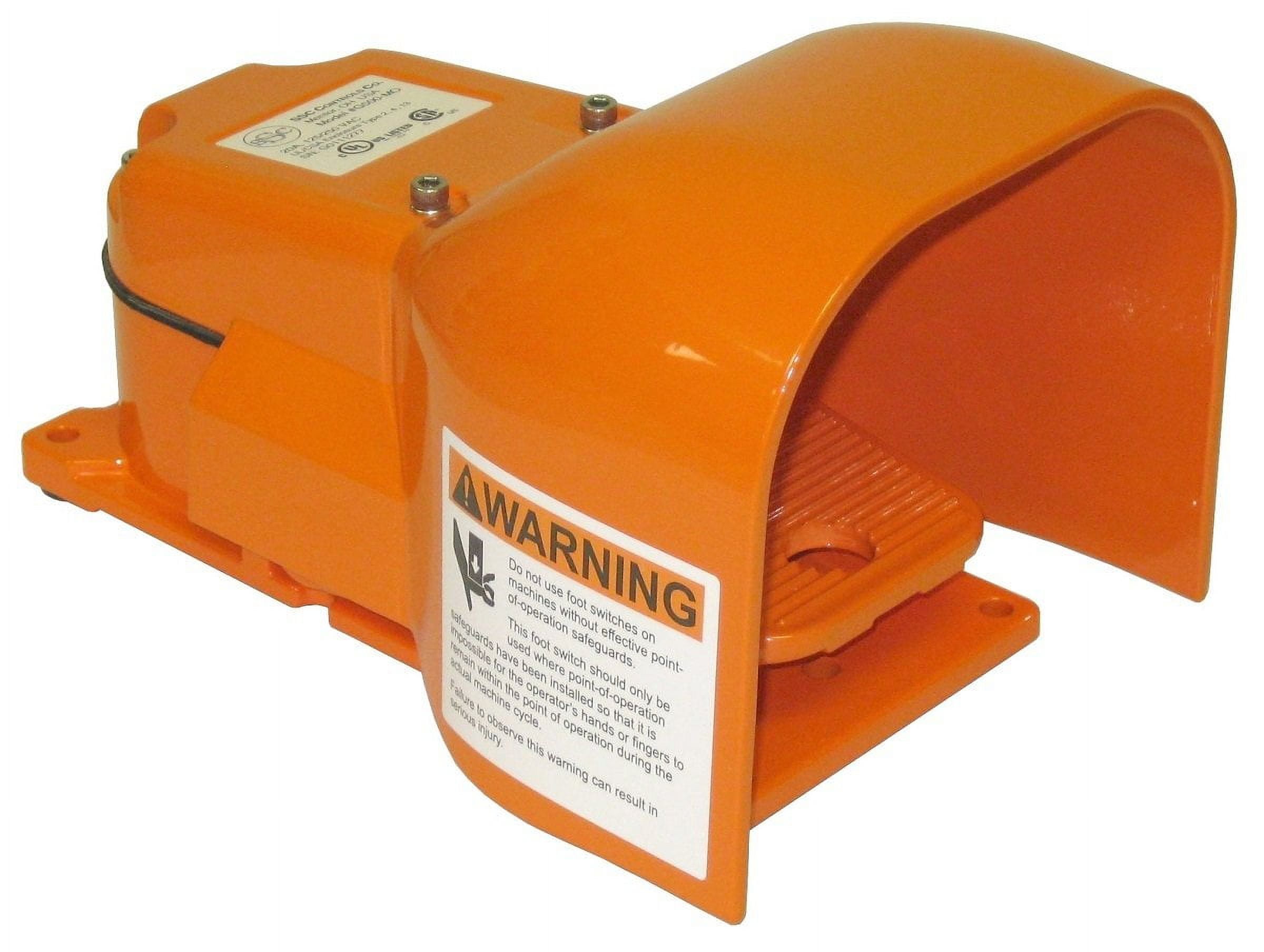 SSC Controls GX500-MO Foot Switch - Heavy Duty Momentary SPDT Pedal Switch Industrial Grade