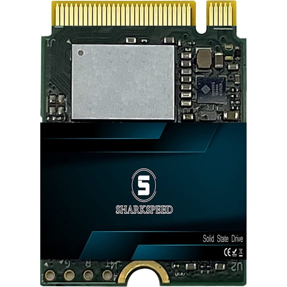SSD 512GB M.2 2230 NVMe PCIe Gen 3.0X4 SSHARKSPEED Internal Solid State Drive, Compatible with Steam Deck, Microsoft Surface Pro, Ultrabook, Laptop, Desktop PC (M.2 2230 PCIe, 512GB)