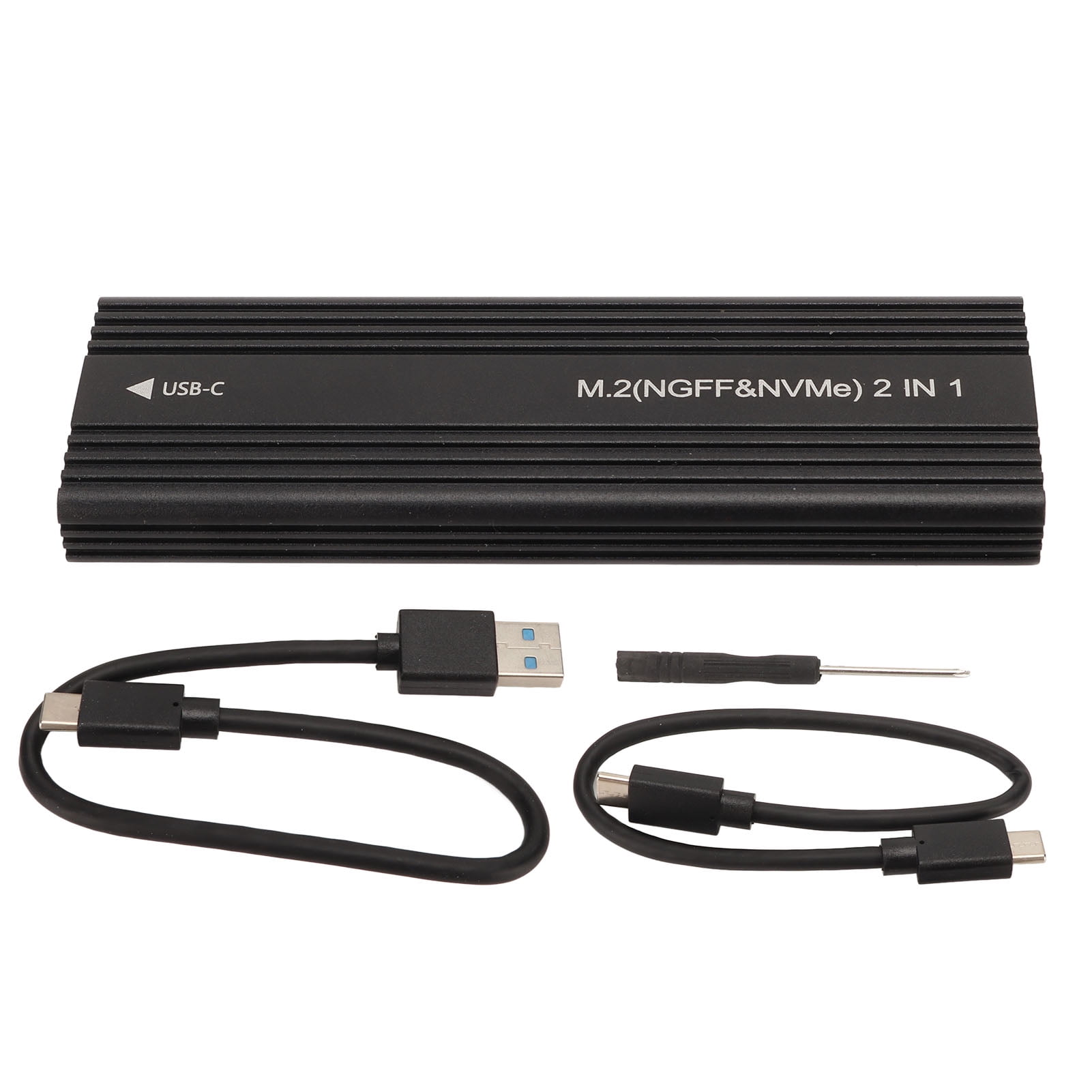 SSD Enclosure Dual Protocol M.2 NVMe SATA High Speed 10Gbps External