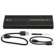 SSD Enclosure Dual Protocol M.2 NVMe SATA High Speed 10Gbps External