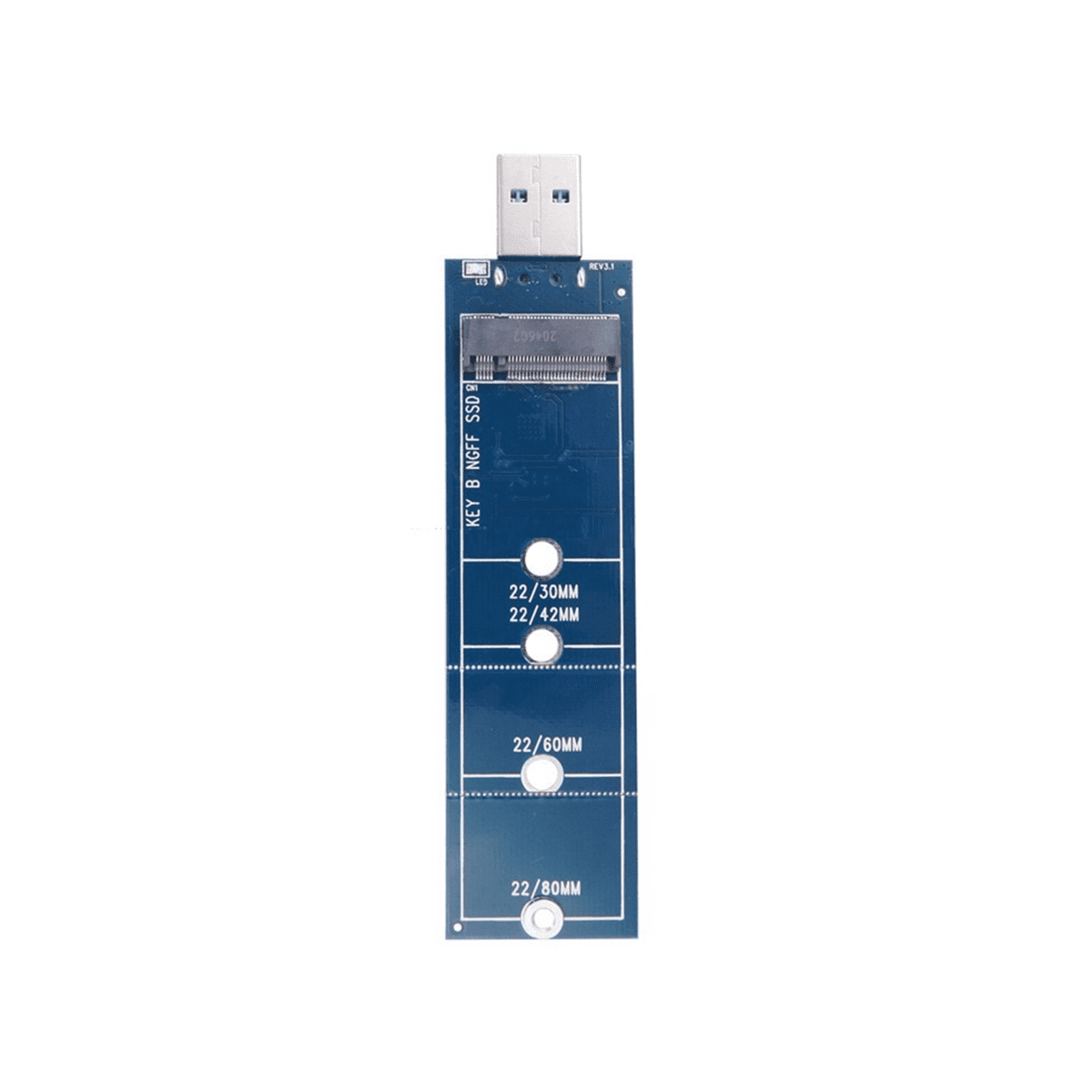 SSD M2 to USB Adapter M.2 to USB Adapter B Key M.2 SATA Protocol SSD Adapter NGFF to USB 3.0 SSD