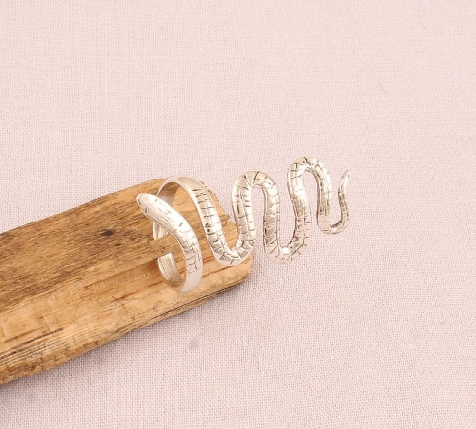 SSD_Silver Snake Ring 925 Solid Sterling Silver Ring, Handmade Snake ...