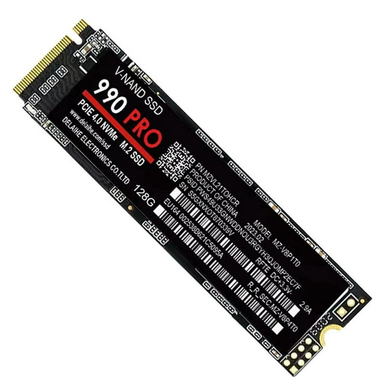 SSD Solid State 128G 990 PRO M.2 2280 SSD PCIe 4.0 NVMe Gaming Internal Hard Drive for Laptop Desktop SSD Solid State 128G 990 PRO M.2 2280 SSD PCIe 4.0 NVMe Gaming Internal Hard Drive for Laptop Desktop
