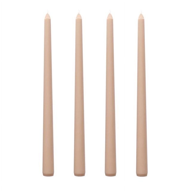 SSENERY 12" Unscented Taper Candles in 35 Colors (4Pack) for Home