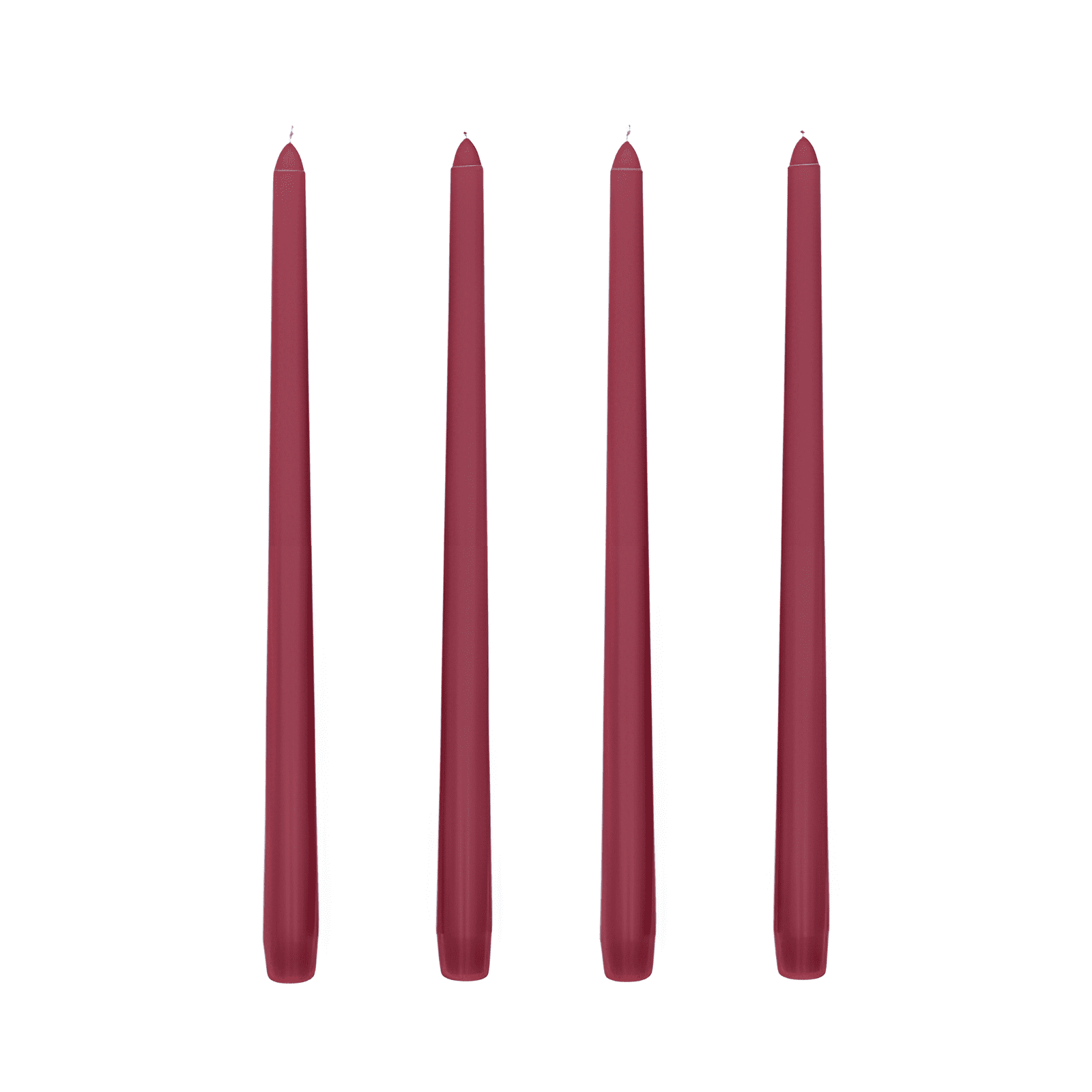 SSENERY 12" Unscented Taper Candles in 35 Colors (4Pack) for Home