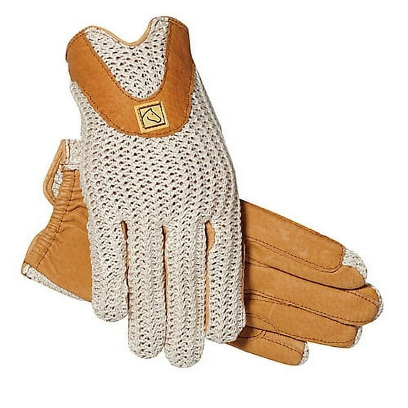 SSG Crochet Open Gloves 8 Natural