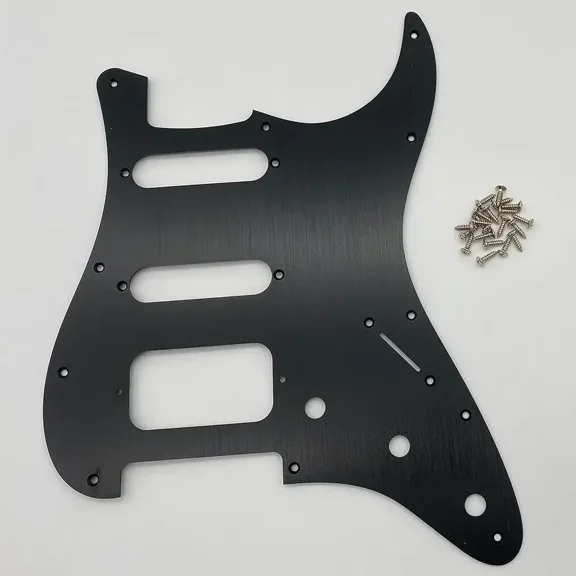 SSH 11-Hole Aluminum Anodized St Pickguard Set for Fender Stratocaster US/Mexico Modern Standard SSH Style Guitars