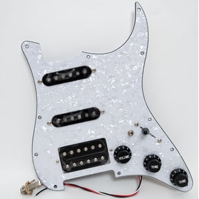 SSH Guitar Prewired Loaded Pickguard, Alnico 5 Humbucker Pickups Set for Fender Strat Guitar Parts