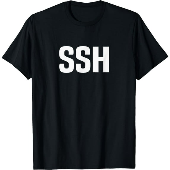 SSH Linux Programmer Webdev Web Programming T-Shirt