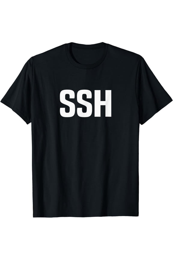 SSH Linux Programmer Webdev Web Programming T-Shirt