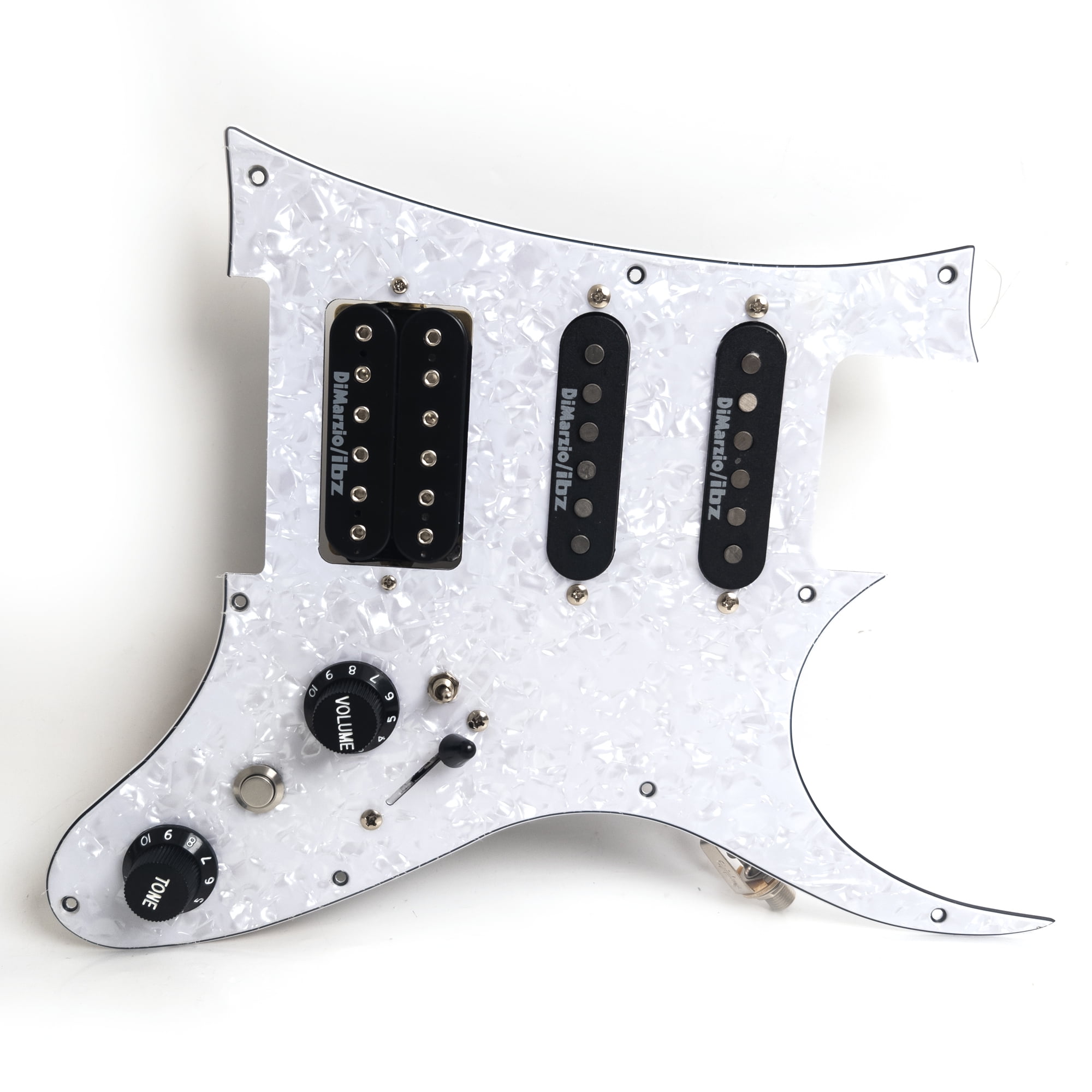 SSH Prewired Loaded Pickguard, with Alnico 5 Single coil & Humbucker Pickups for RG Style Guitar
