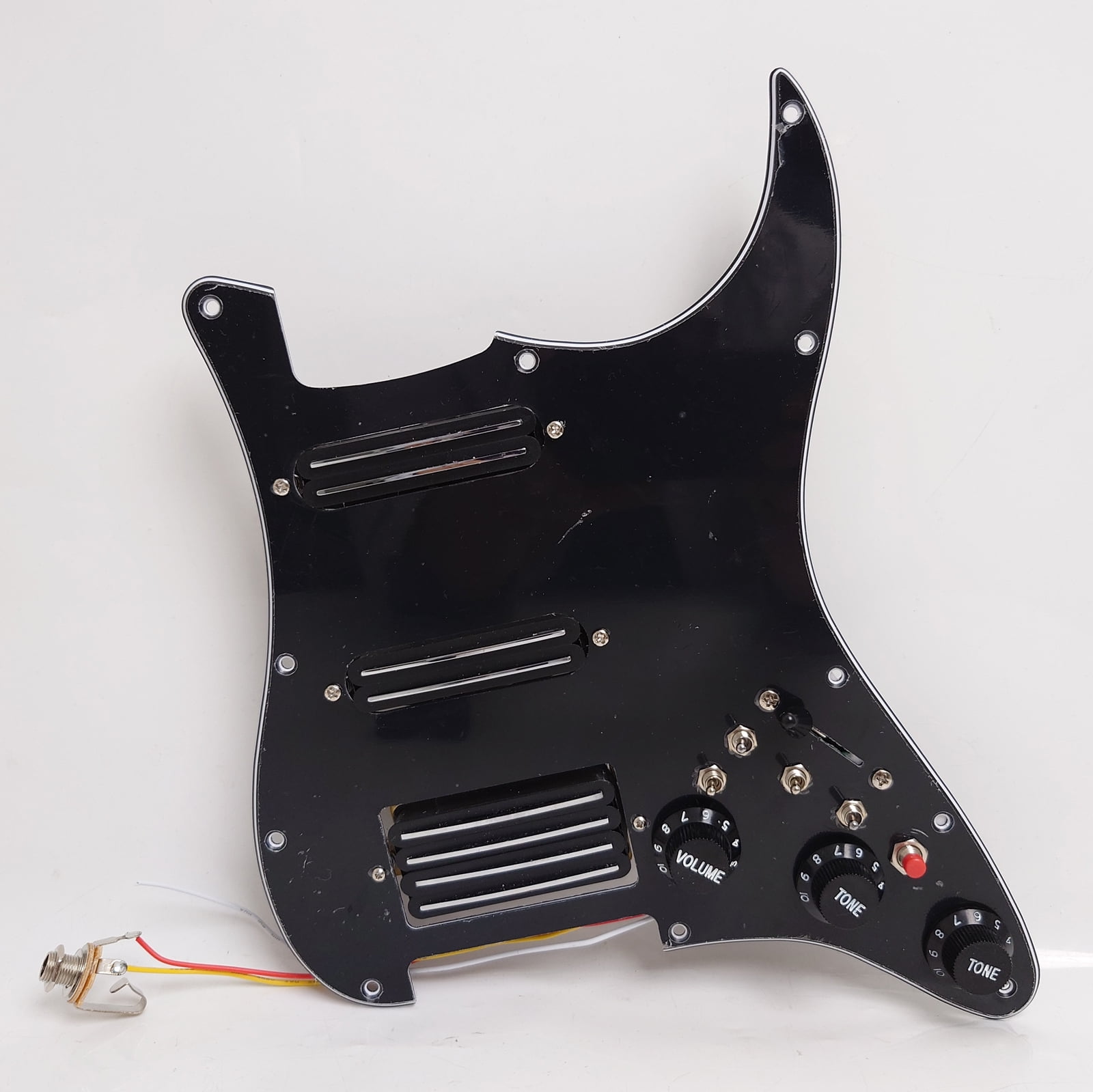 SSH Prewired Loaded Pickguard, with Single coil & Humbucker Pickup, for Fender Strat Guitar