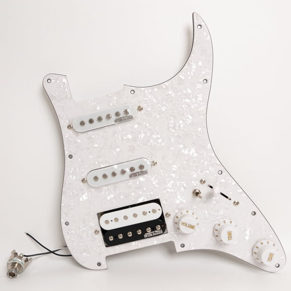 SSH Prewired Loaded Pickguard, with Wilkinson ceramic Humbucker & single coil Pickups, For Fender Strat Guitar