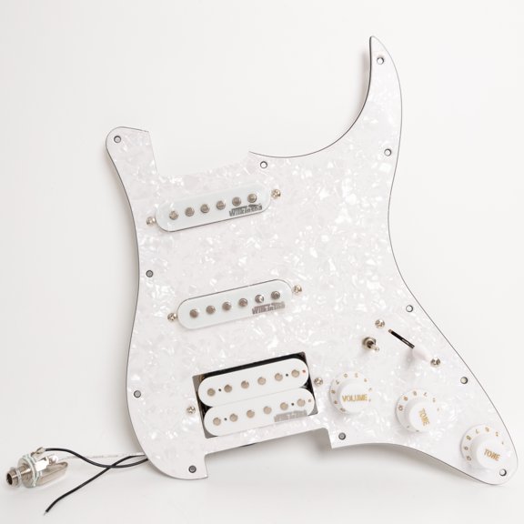 SSH Prewired Loaded Pickguard, with Wilkinson ceramic Humbucker & single coil Pickups, For Fender Strat Guitar