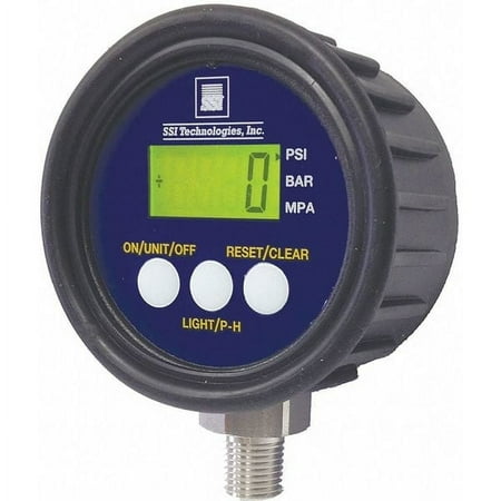 Ssi Digital Pressure Gauge,30 PSI MGA-9V MGA-30-A-9V-R