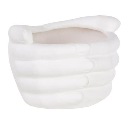 SSI SSI745204222 6 x 4.25 in. Togetherness Planter, Matte White