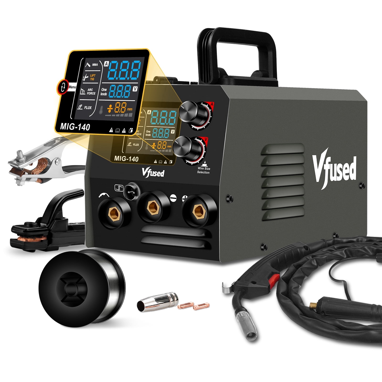 MIG Welder 110V 140A Flux Core Welder 3 in 1 Panama | Ubuy