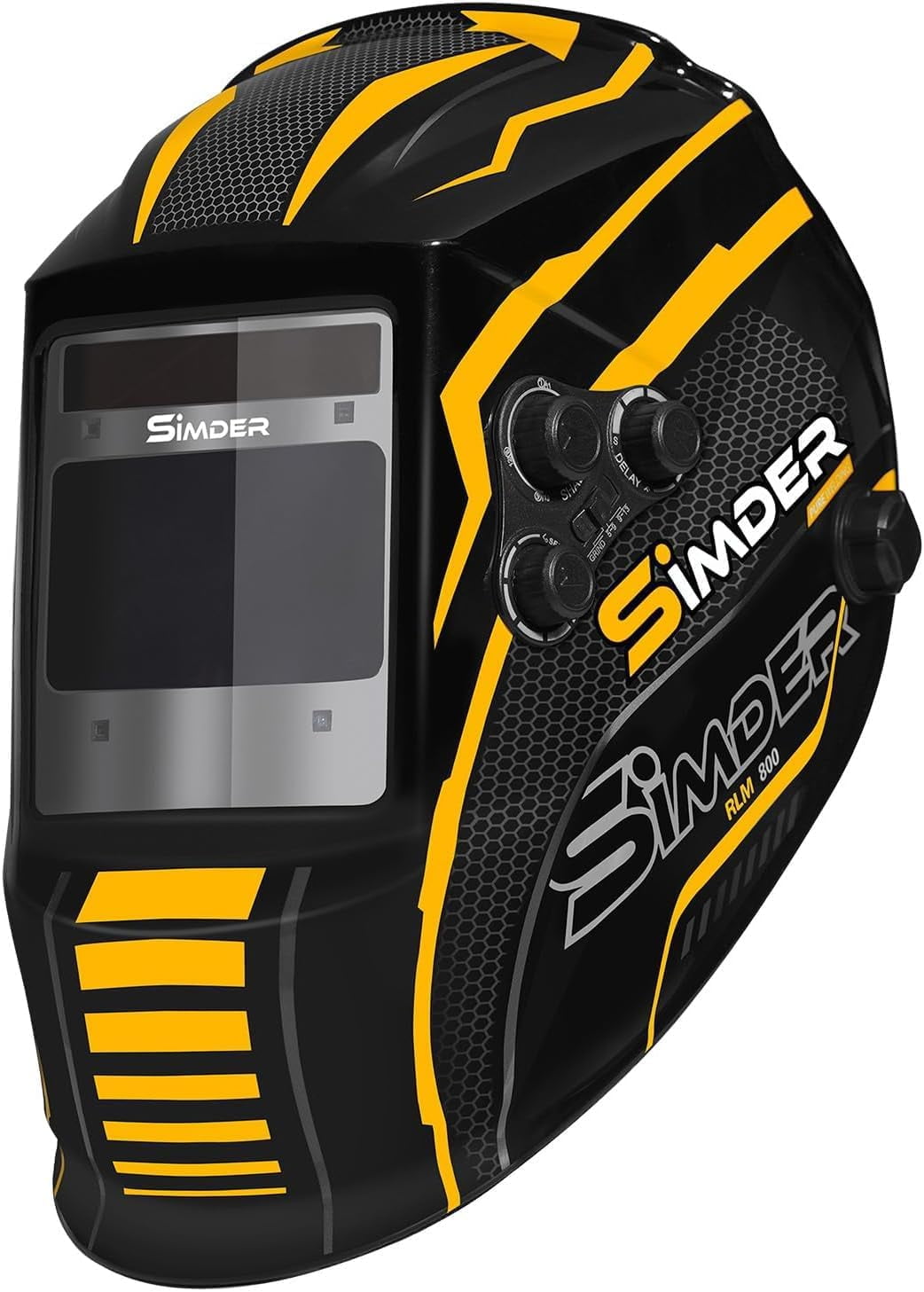 SSIMDER Welding Hood, Auto-Darkening Welding Helmet with Solar Power Auto Darkening Welding Helmet, 4 Arc Sensor Wide Shade 4/5-9/9-13 for TIG MIG ARC CUT