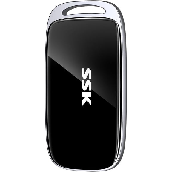 SSK 500GB SSD External Hard Drive, Portable SSD Drive up to 2000 MB/s, USB 3.2 Gen2X2 External Solid State Drives for iPhone 15/16 PROMacPhone OTGLaptops with LED Indicator