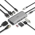 thumbnail image 1 of SSK USB-C Triple Display Laptop Docking Station, 1 of 7