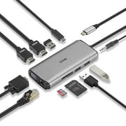 SSK USB-C Triple Display Laptop Docking Station
