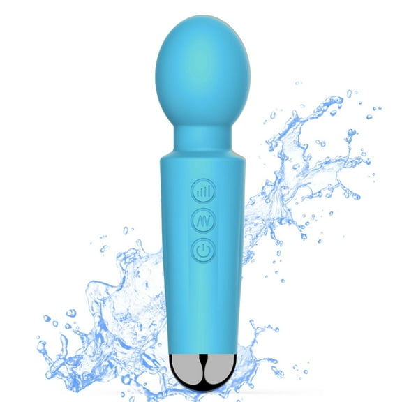 SSKDBFJG Personal Mini Vibrating Massager, Multiple Speeds and Multiple Modes, (BLUE)