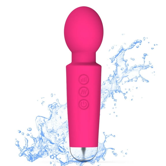 SSKDBFJG Personal Mini Vibrating Massager, Multiple Speeds and Multiple Modes, (Red)
