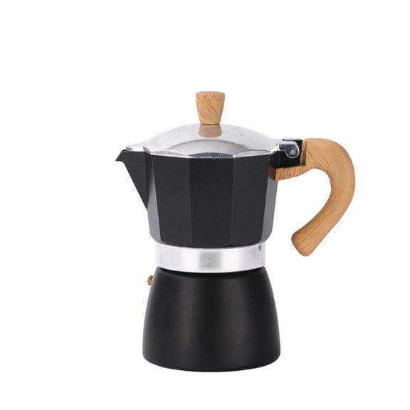 SSKDBFJG Single Valve Moka Pot Espresso Small Coffee Pot for Gas or Electric Ceramic Stovetop Cappuccino or Latte