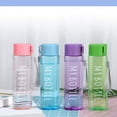 thumbnail image 1 of SSKDBFJG Transparent Frosted Square Mug Portable Water Bottle Outdoor Sports Water Bottle with Carrying Cord, 1 of 1
