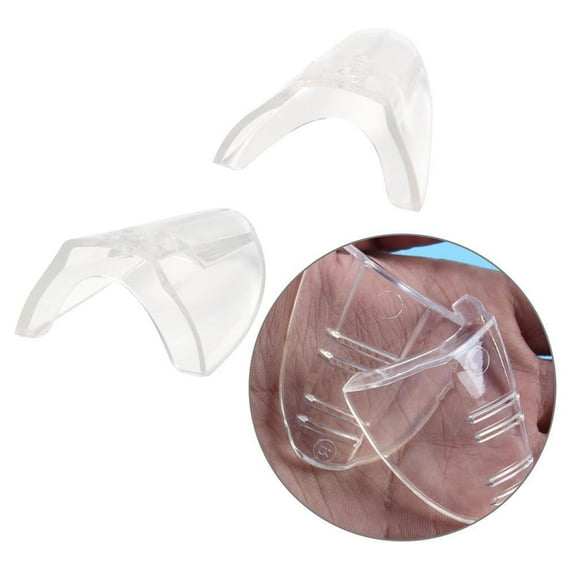 SSKFHGI 1 Pair Side For Safety Glasses Clip On Spec Shields Clear