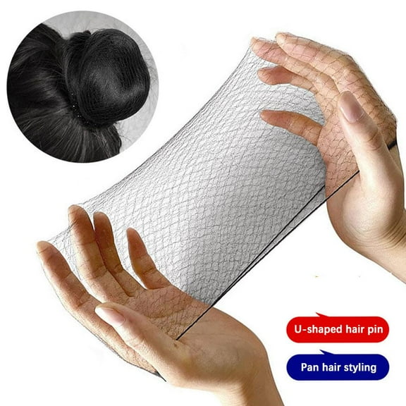 SSKFHGI 100pcs 22inch Nylon Hairnets Invisible Soft Elastic Lines Hair Net Hot O2