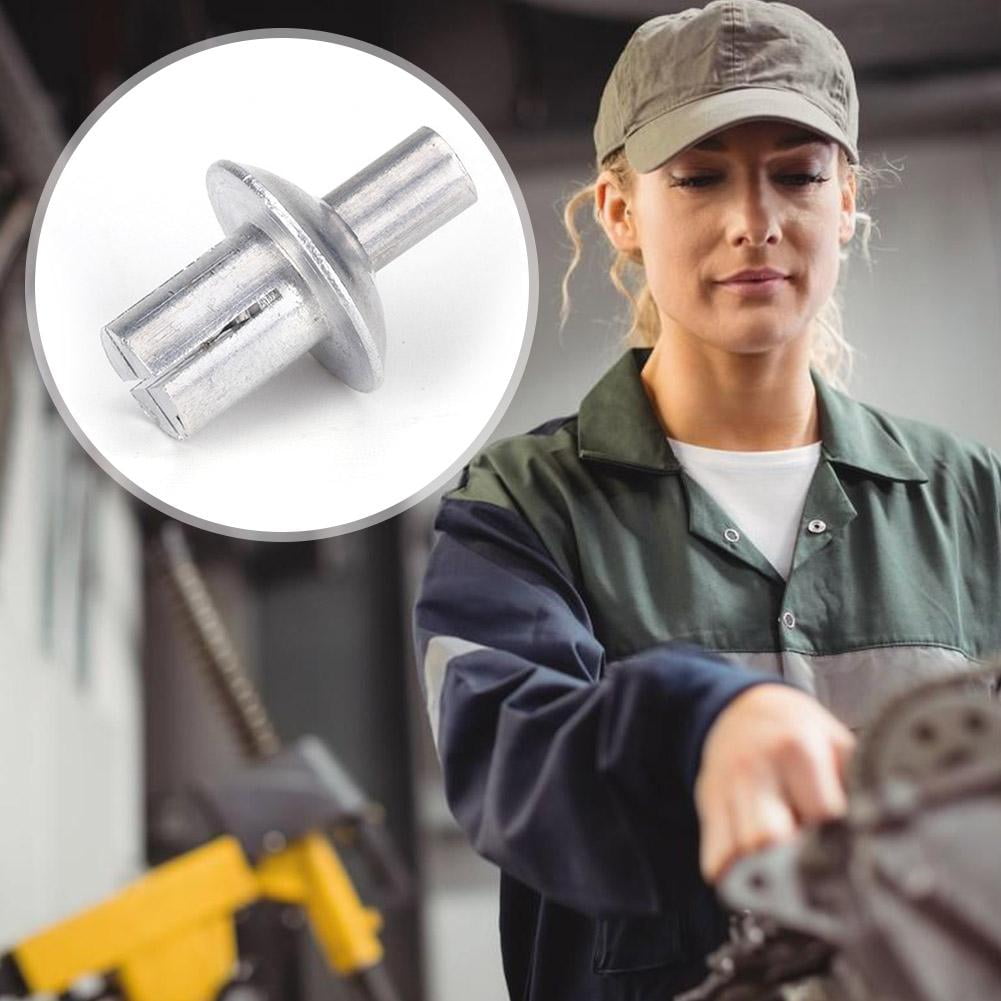 SSKFHGI 100pcs 5*7 New Core Rivets Percussion Rivets Flat Round Head ...