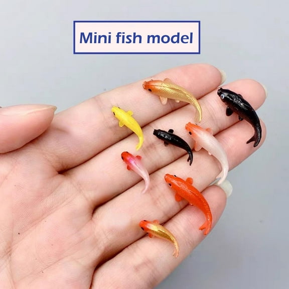 SSKFHGI 112 Scale Miniature Fish Plastic Model Dolls House Decor Toys HOT Q
