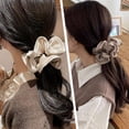 thumbnail image 1 of SSKFHGI 14CM Women Large Hair Scrunchie Ponytail Elastic Hair Bobble Tie Satin Silk, 1 of 1