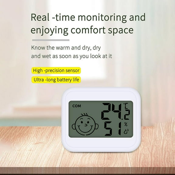 SSKFHGI 15X Digital LCD Room Thermometer Hygrometer Humidity Meter Indoor TemperatureK