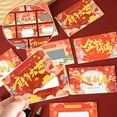 SSKFHGI 2025 New Year Scratch Card Film Coated Stickers Scratch Off