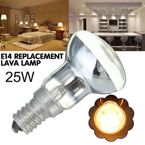 SSKFHGI 25w R39 Lava Lamp Bulbs SES E14 Reflector Screw in Spotlight SALE Bul