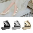 thumbnail image 1 of SSKFHGI 2PCS Metal Shoes Toe Protect Shoe Decor High Heels Repairs V0K9 Accessories, 1 of 9