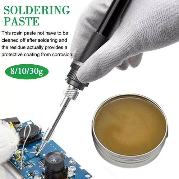 SSKFHGI 30g Bottled Solder Paste Repair Solder Paste High Quality Lead-Free Environmentally Friendly Cleaning Paste Fast Tinning Welding Repair Solder Oil 10g/100g